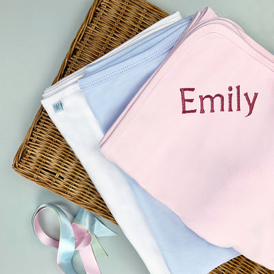 Personalised Snuggle Wrap, Pink