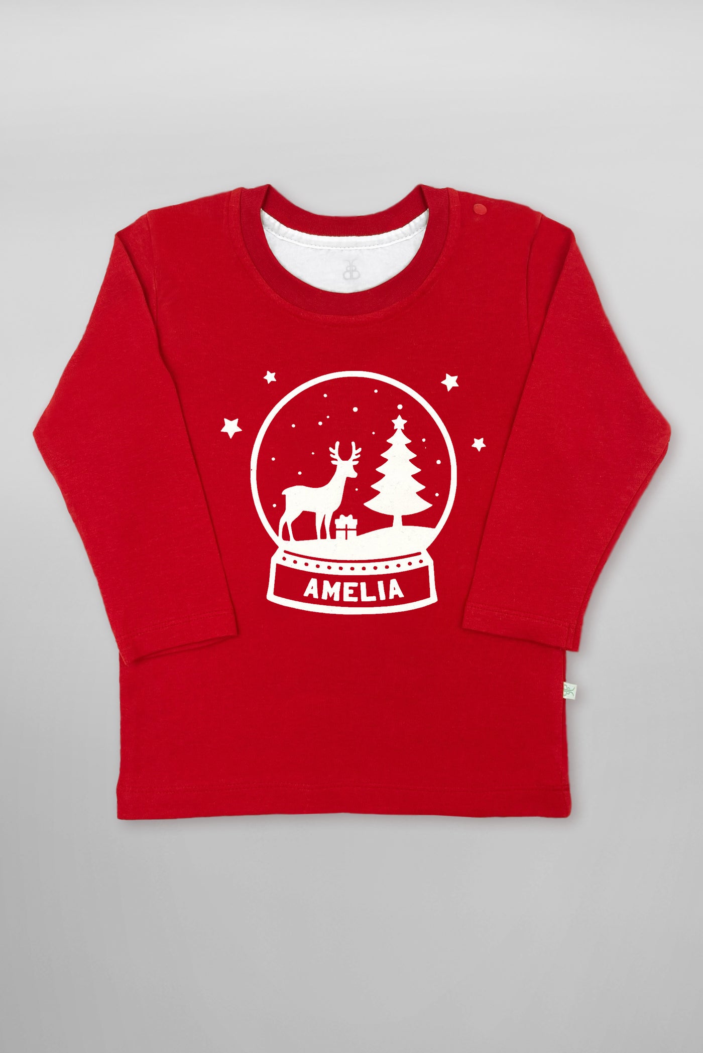 Personalised Christmas Snow Globe T-Shirt
