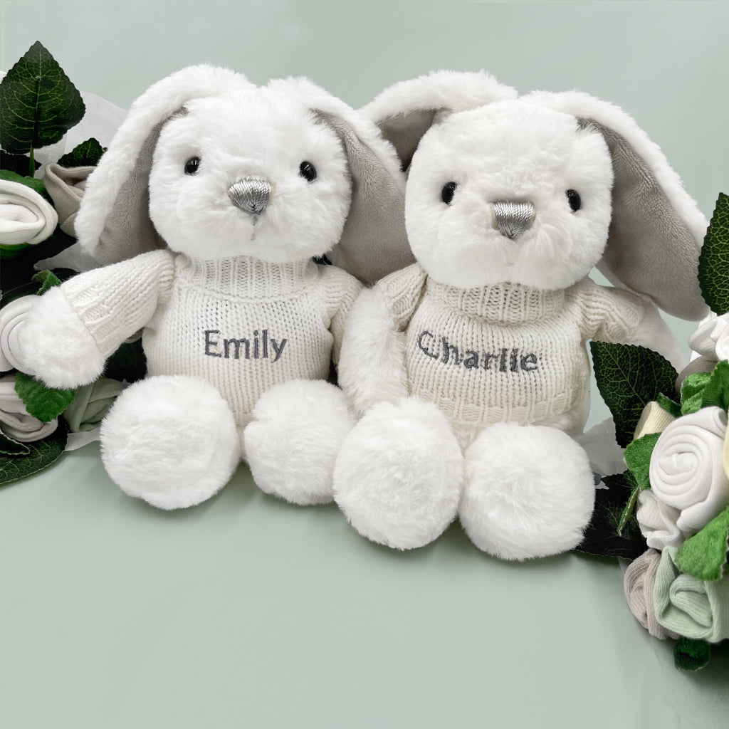 Personalised Welcome Twins Baby Hamper